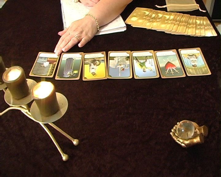 Tarot-cards-candes-journal-pen